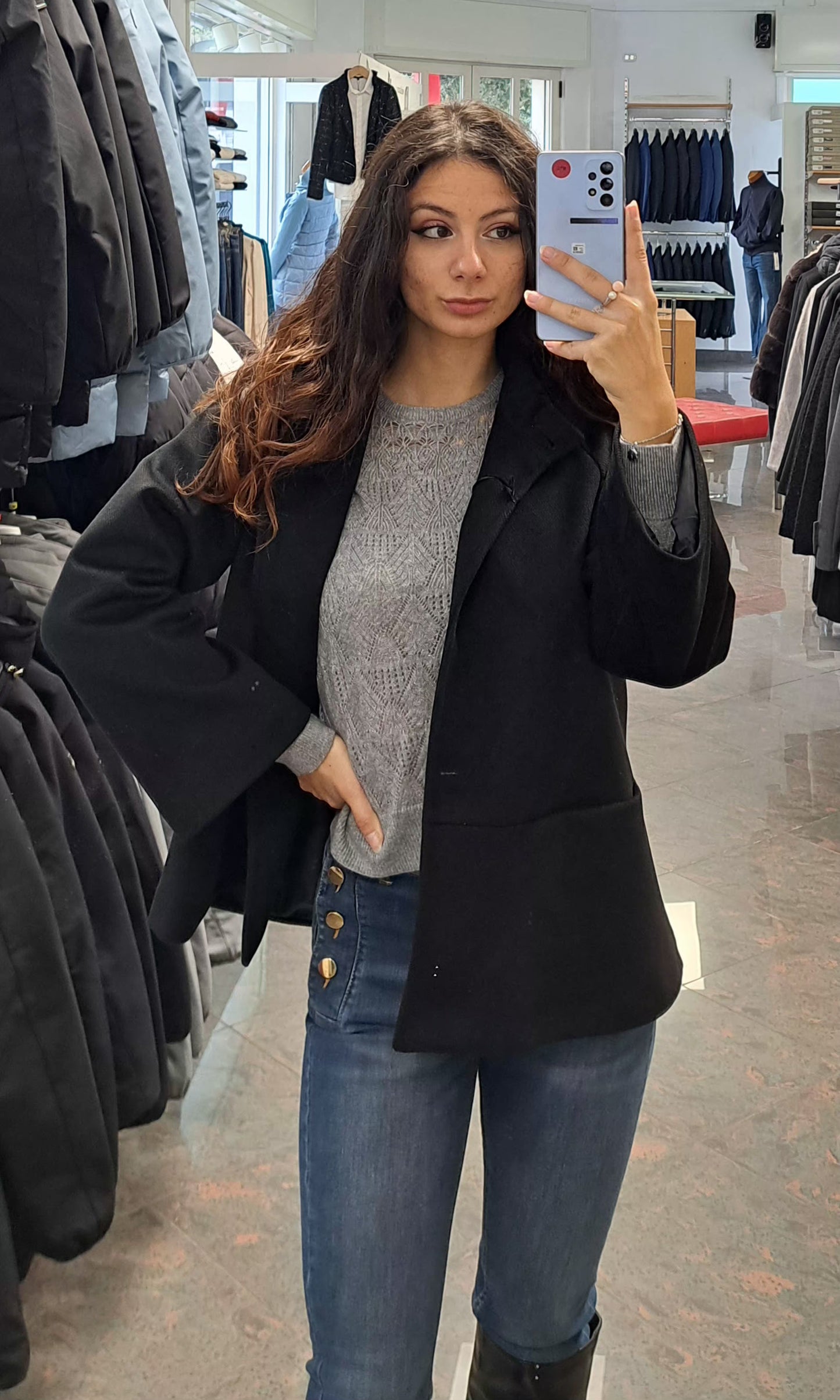 JUUU Cappottino con Cappuccio