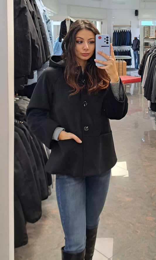 JUUU Cappottino con Cappuccio