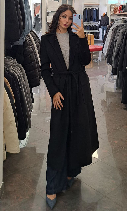 JUUU Cappotto con Cintura