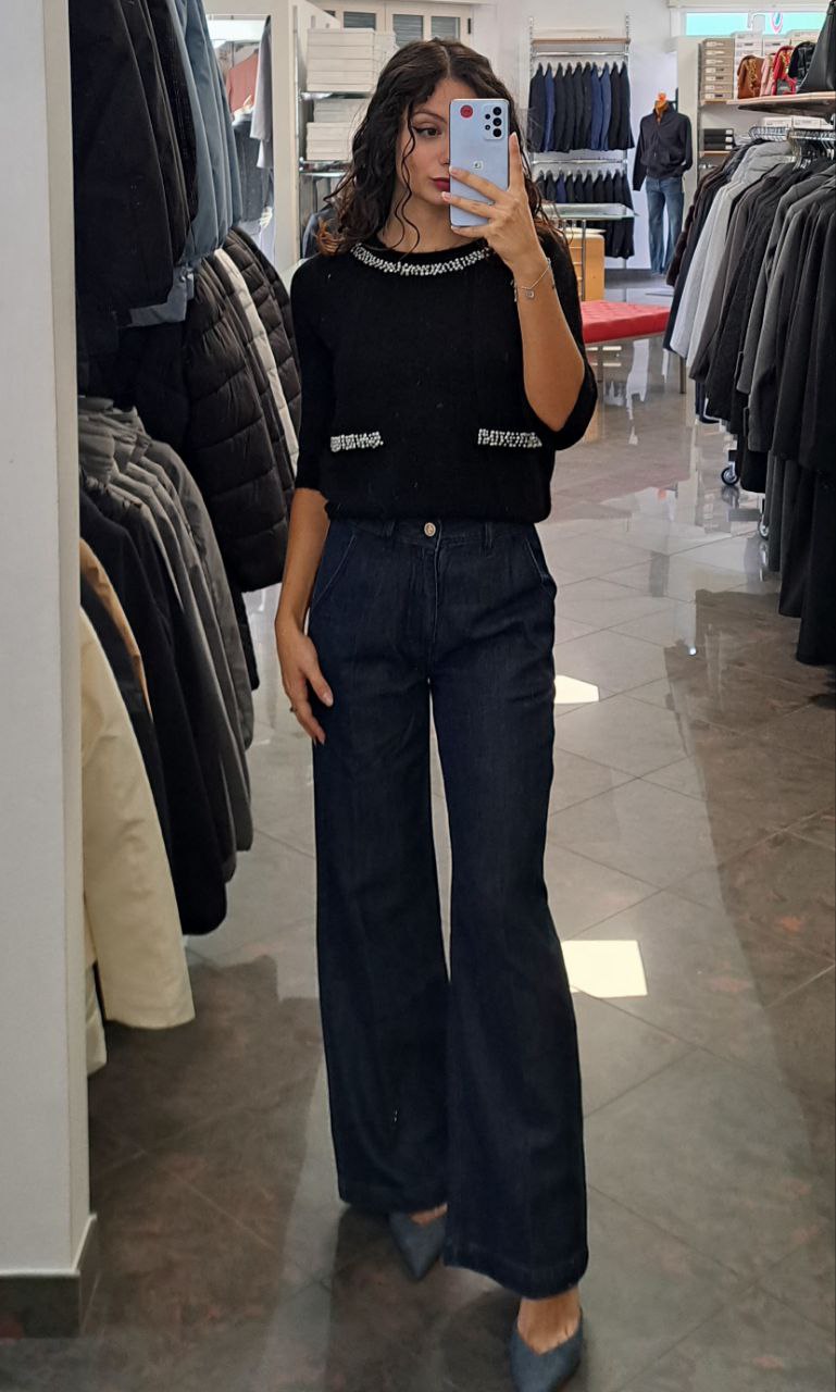 KOCCA Maglioncino Manica 3/4 con Perline