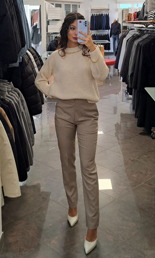 KOCCA Pantalone in Pied de Poule