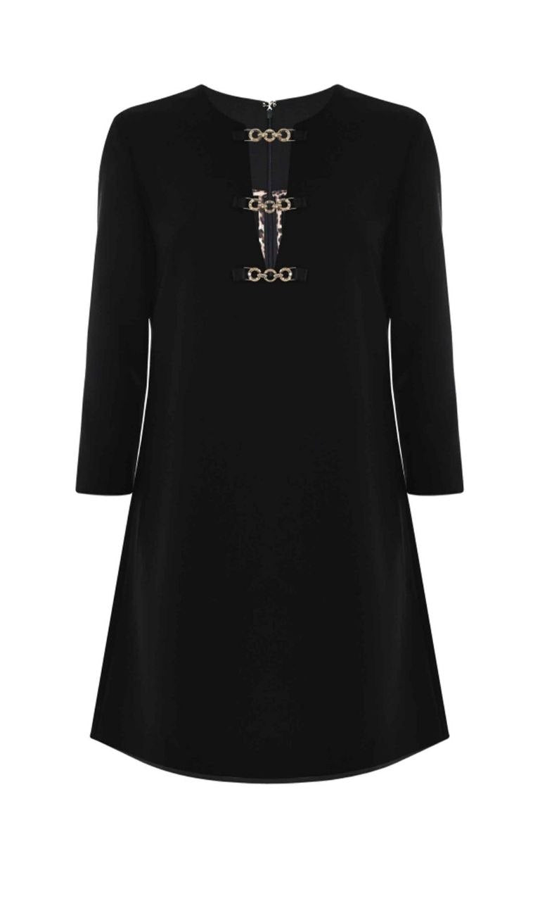 KOCCA Abito Corto con Catene Dorate