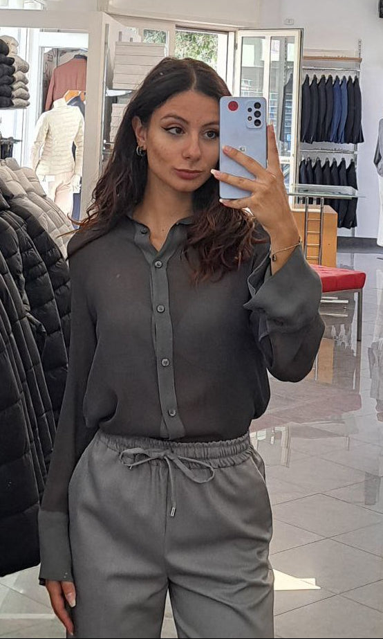 KOCCA Camicia con Maniche Svasate