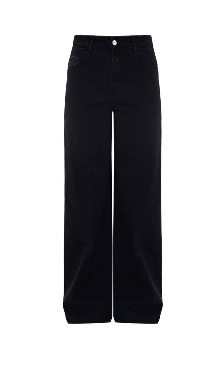 KOCCA Jeans Palazzo con Strass