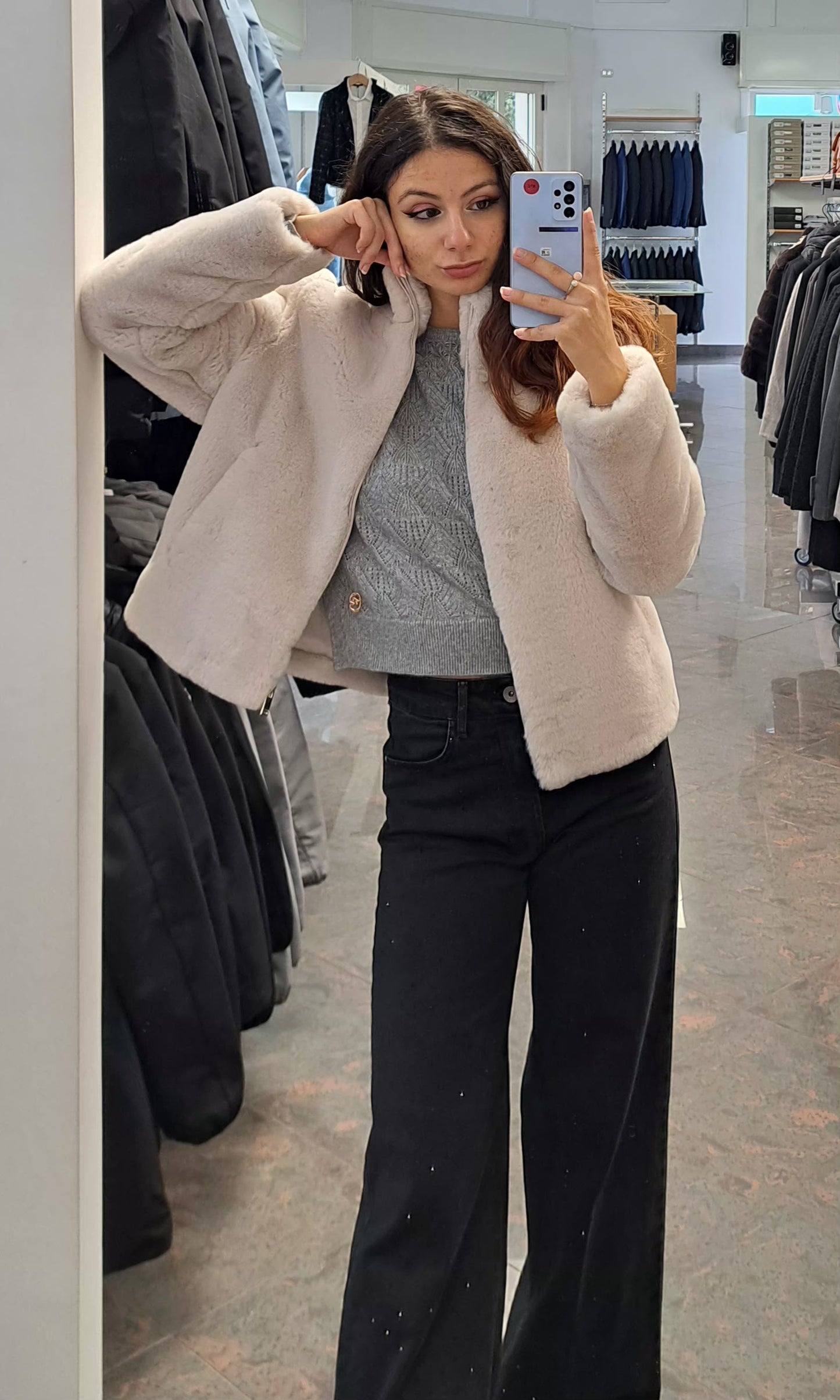 KOCCA Pelliccia Collo Alto