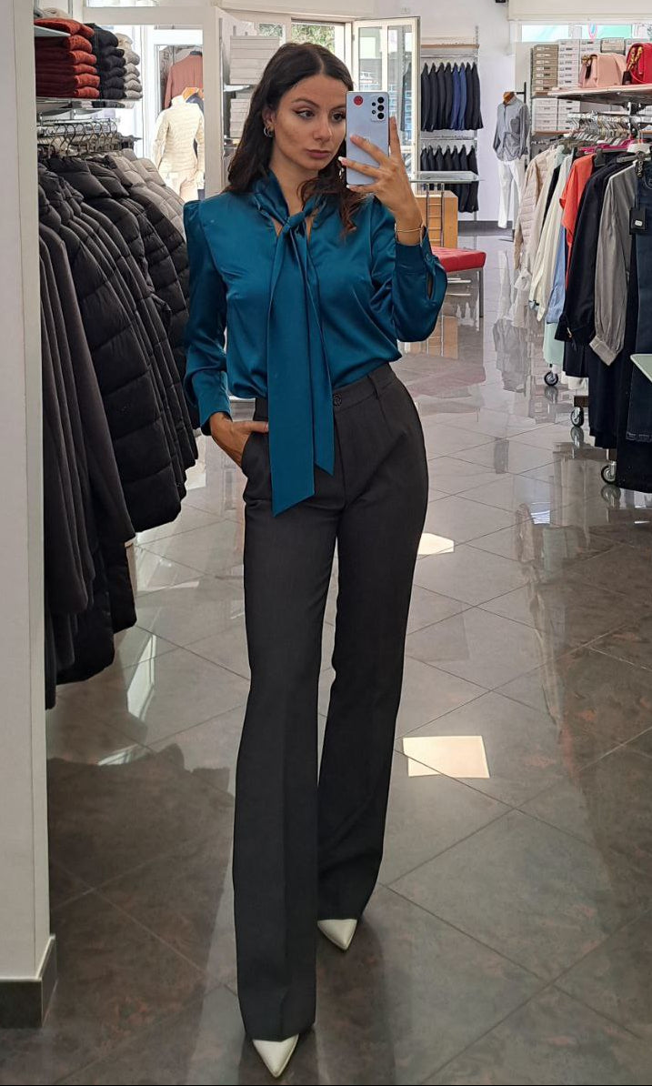 SANGERMANO Pantalone Tailored Palazzo