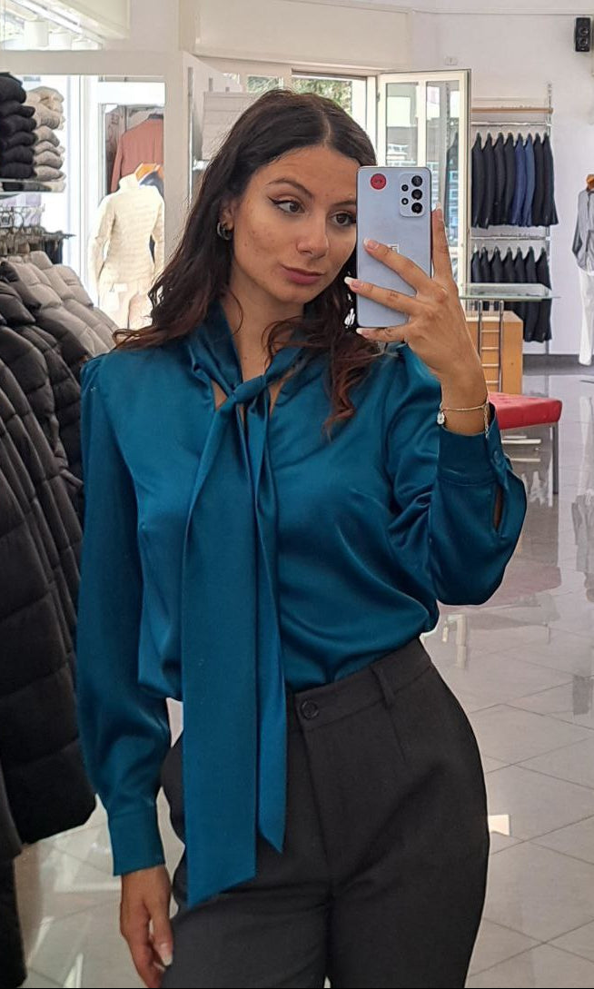 SANGERMANO Blusa Con Fiocco