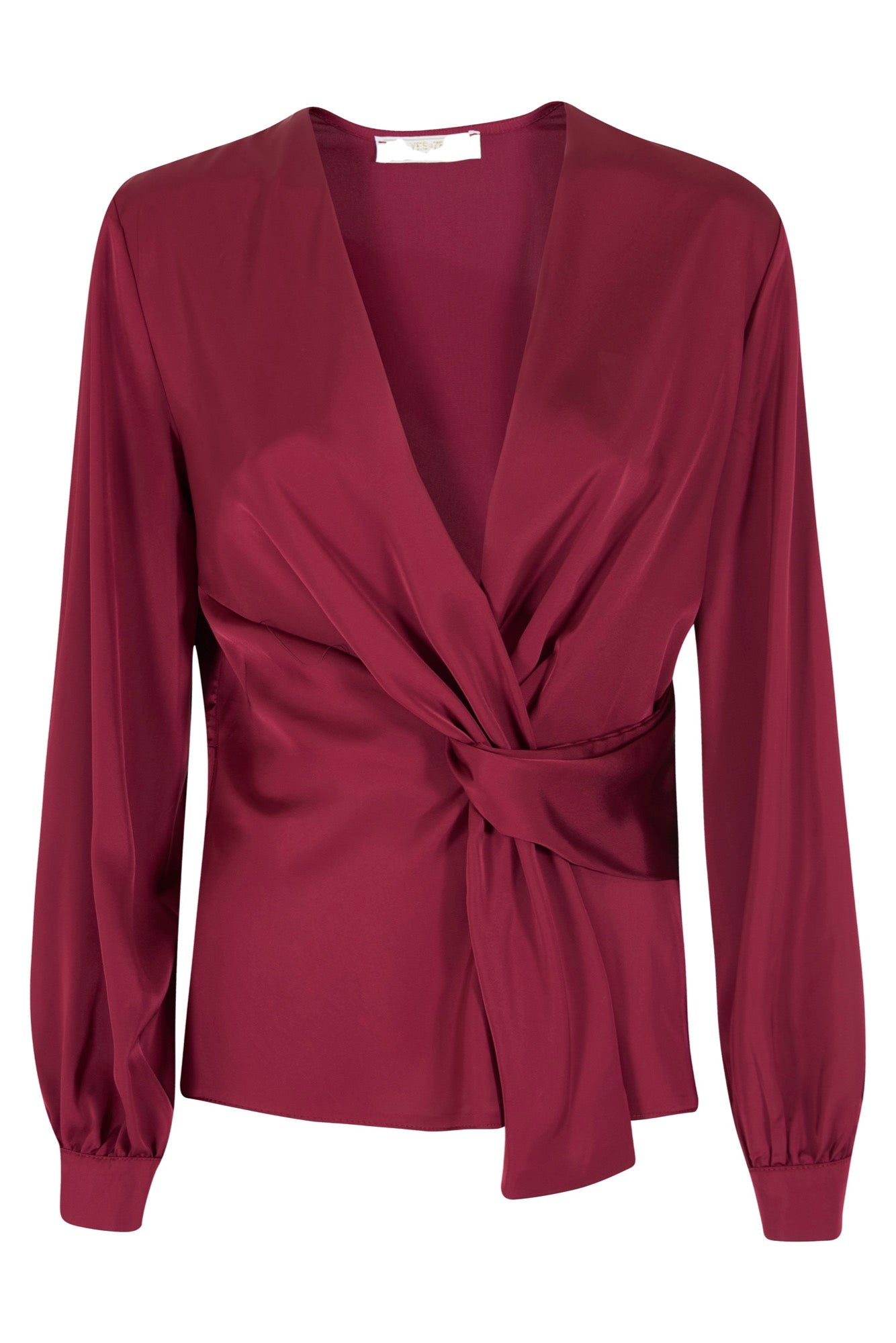 YES ZEE Blusa Incrociata con Scollo a V