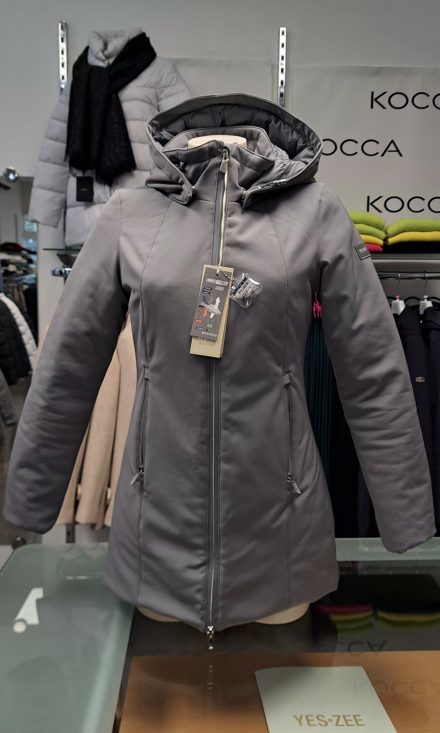 YES ZEE Piumino Soft Shell Liscio