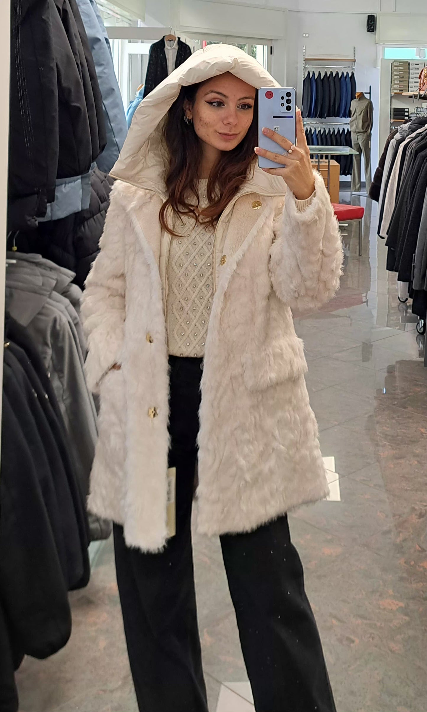 YES ZEE Pelliccia-Piumino